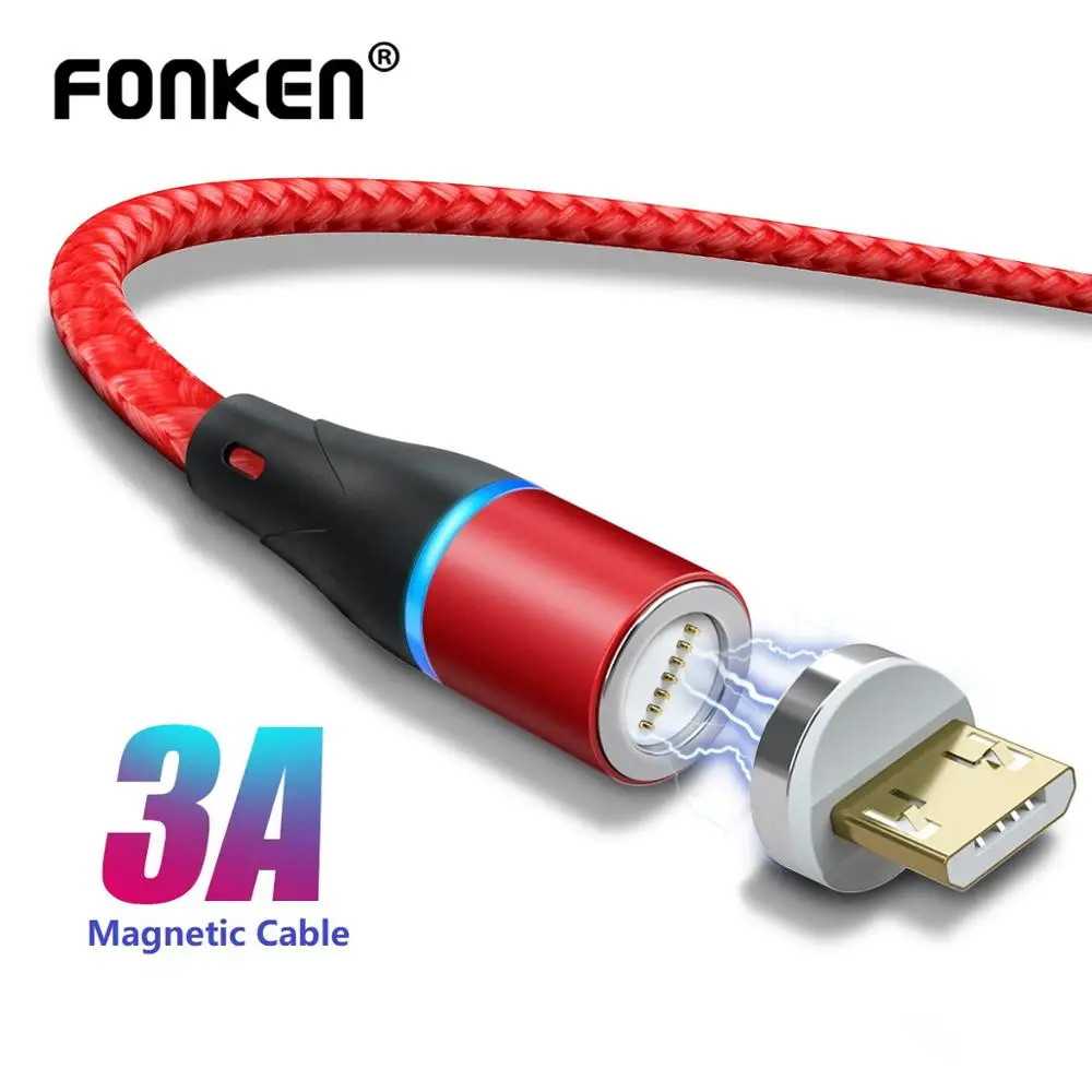 ANMONE Micro USB Type C Magnetic Cable Android Quick Charge for Phone Cables Mobile Tablet Magnet Charging Cord Data Type-C Wire
ANMONE Micro USB Type C Magnetic Cable Android Quick Charge for Phone Cables Mobile Tablet Magnet Charging Cord Data Type-C Wire