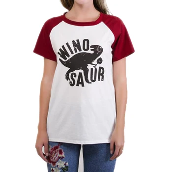 Women's Summer Short Sleeve Winosaur Dinosaur Print T-shirt Vintage Cartoon Patchwork Casual Tops Tees
Women's Summer Short Sleeve Winosaur Dinosaur Print T-shirt Vintage Cartoon Patchwork Casual Tops Tees