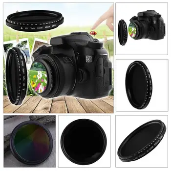 Adjustable Variable ND Lens Filter Camera Filters ND2 to ND400 Neutral Density Strainer Lens Percolator Filtrator For Canon
Adjustable Variable ND Lens Filter Camera Filters ND2 to ND400 Neutral Density Strainer Lens Percolator Filtrator For Canon