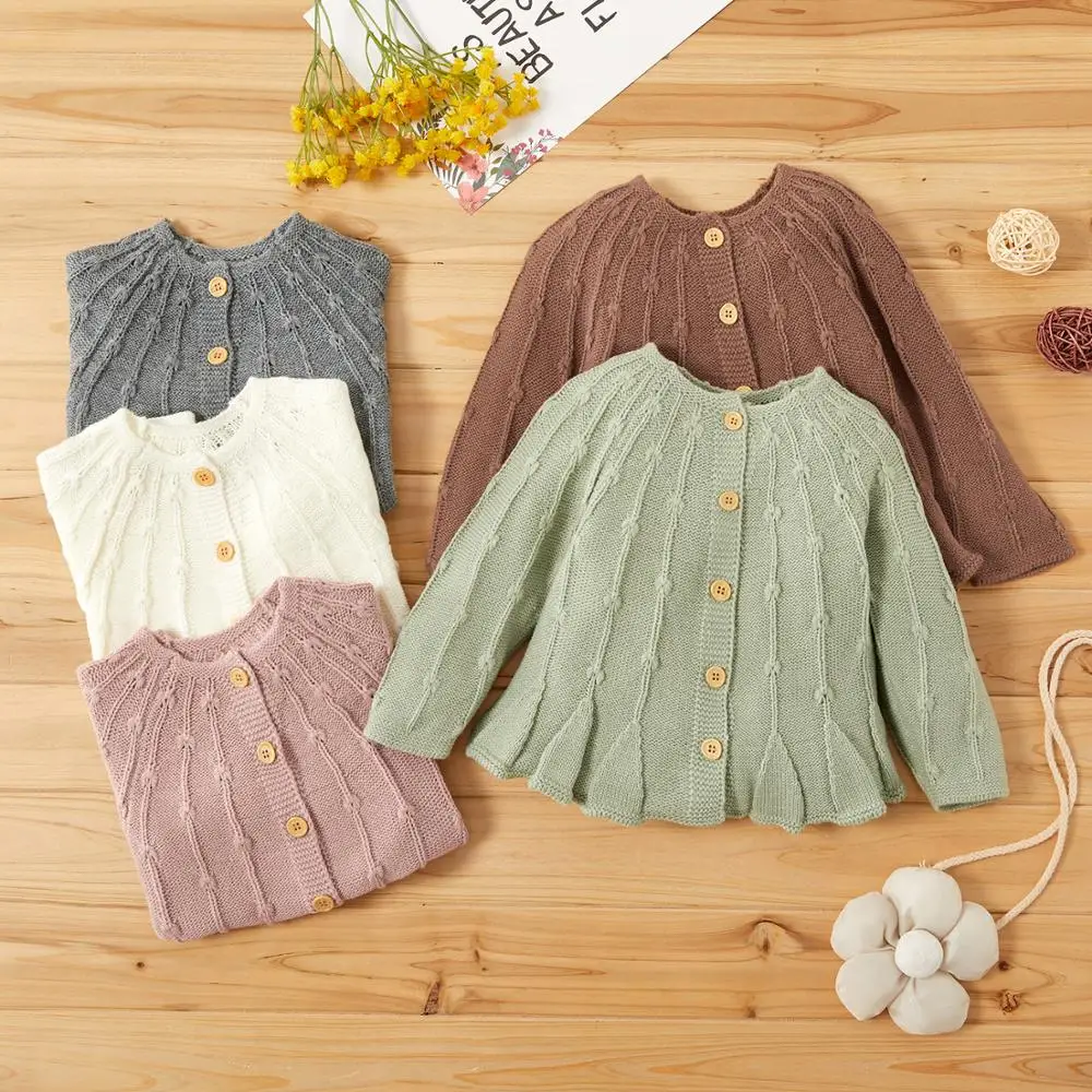 PatPat 2020 New Spring and Autumn Baby Girl Solid Knitted Sweater Coat for Baby Girl
PatPat 2020 New Spring and Autumn Baby Girl Solid Knitted Sweater Coat for Baby Girl