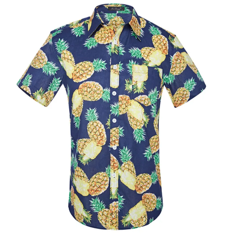 2019 Summer Male Short Sleeve Shirt Casual Hawaii Mens Dress Shirts Camisa Masculina Men Clothing Flower Print Shirt Beach Shirt 
2019 Summer Male Short Sleeve Shirt Casual Hawaii Mens Dress Shirts Camisa Masculina Men Clothing Flower Print Shirt Beach Shirt