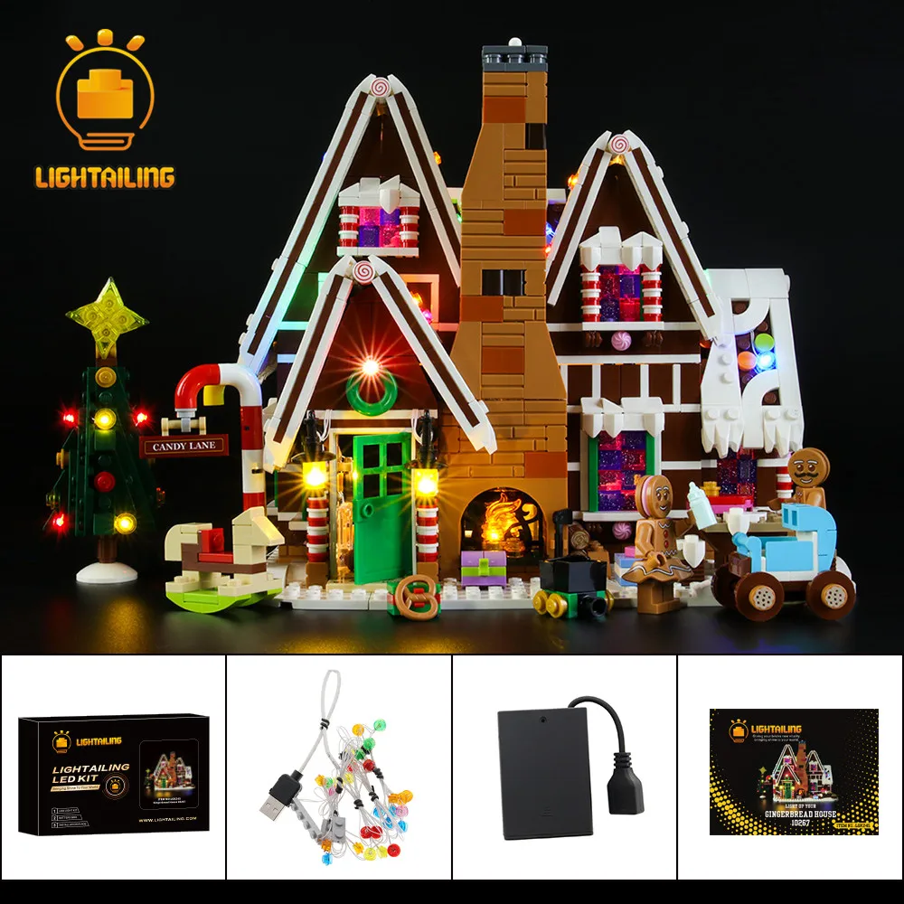 LIGHTAILING LED Light Kit For Creator Gingerbread House Lighting Set Compatible With 10267 (NOT Include The Model)
LIGHTAILING LED Light Kit For Creator Gingerbread House Lighting Set Compatible With 10267 (NOT Include The Model)
