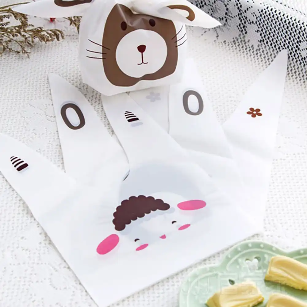 cute rabbit ear christmas cartoon candy bag baby shower dessert