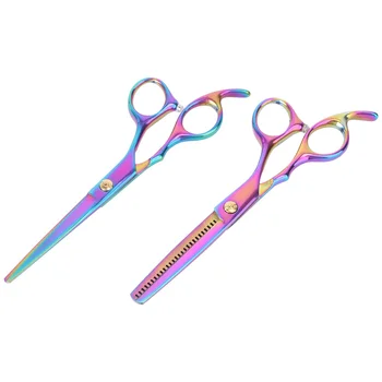 2pcs Haircut Scissor Thinning Teeth Hair Scissors Barber Scissors Shears
2pcs Haircut Scissor Thinning Teeth Hair Scissors Barber Scissors Shears