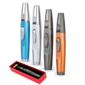Torch Lighter Adjustable Butane Cigar Lighter Jet Flame Portable Refillable for Grill BBQ Candle Camping Gift Box(No Gas in)
Torch Lighter Adjustable Butane Cigar Lighter Jet Flame Portable Refillable for Grill BBQ Candle Camping Gift Box(No Gas in)