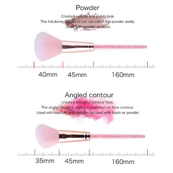7pcs Diamond Crystal Makeup Brushes Set Foundation Blending Powder Eye Face Beauty Tool Kit
7pcs Diamond Crystal Makeup Brushes Set Foundation Blending Powder Eye Face Beauty Tool Kit