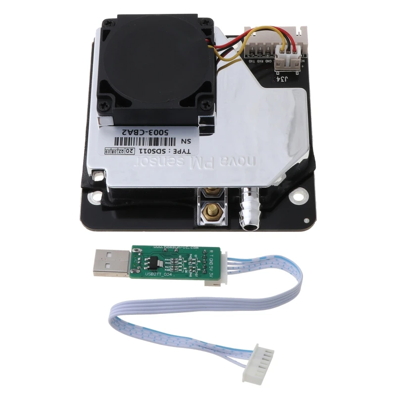 SDS011 PM2.5 Dust Sensor High Precision Digital Module Detector Monitor Air AQI G88A
SDS011 PM2.5 Dust Sensor High Precision Digital Module Detector Monitor Air AQI G88A