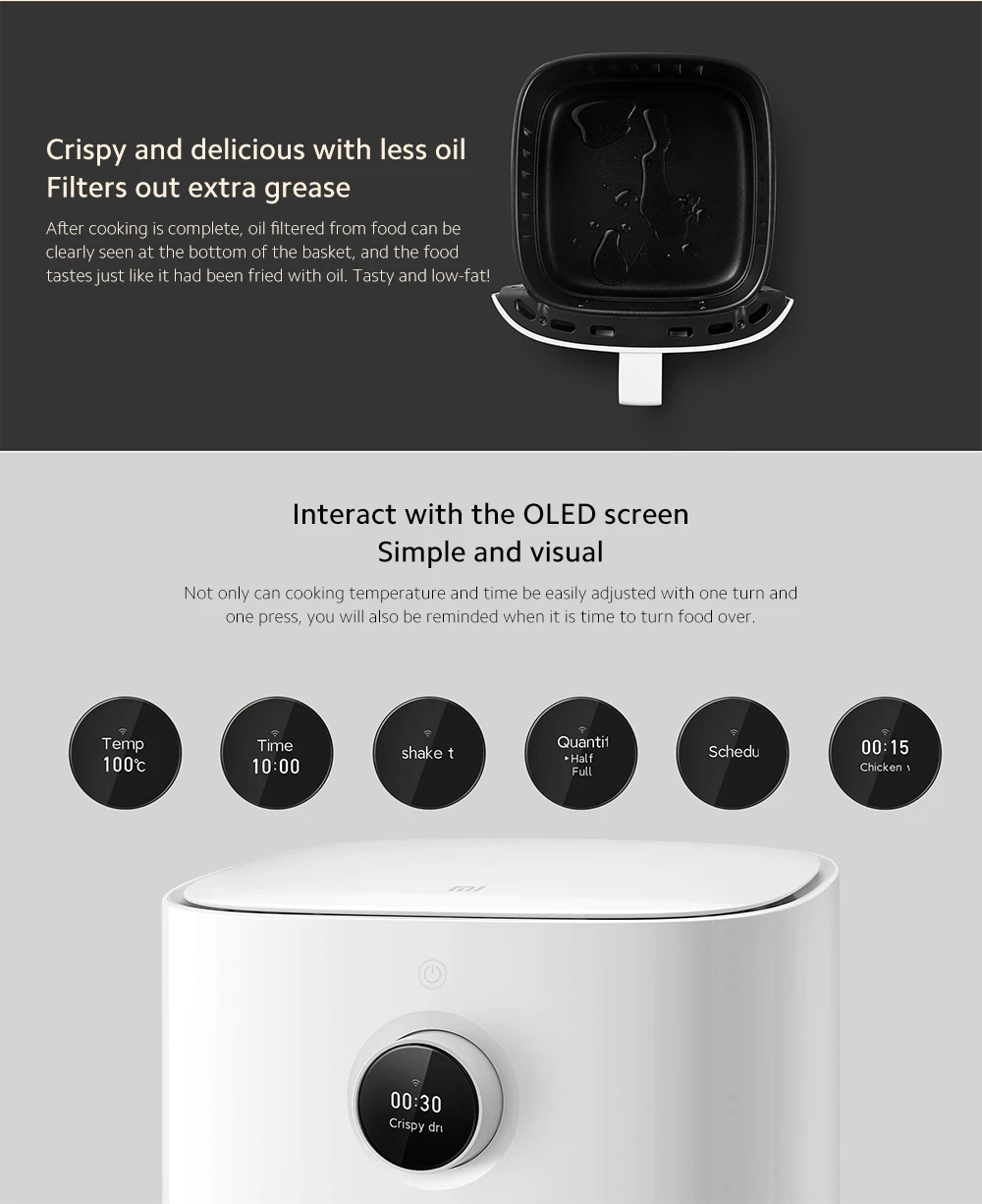 Xiaomi Mi Smart Air Fryer Maf02 — Xiaomi-note.ru