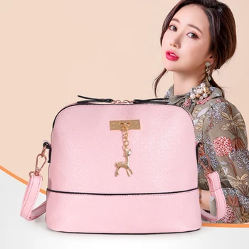 2020 Luxury Designer Women Messenger Bags Fashion Mini Bag With Deer Toy Shell Shape Bag Women Shoulder Bags handbag
2020 Luxury Designer Women Messenger Bags Fashion Mini Bag With Deer Toy Shell Shape Bag Women Shoulder Bags handbag