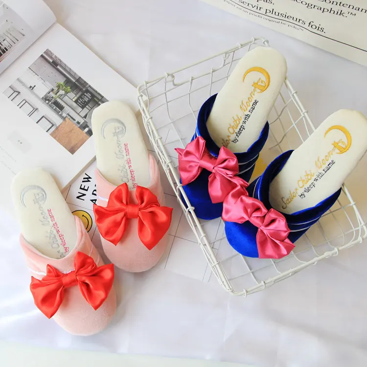 Sailor Moon The Cat Luna Bowknot Cute Home Cotton Soft Indoor Daily Non-slip Flannel Slipper Floor Girl's Shoes Gift Cosplay
Sailor Moon The Cat Luna Bowknot Cute Home Cotton Soft Indoor Daily Non-slip Flannel Slipper Floor Girl's Shoes Gift Cosplay