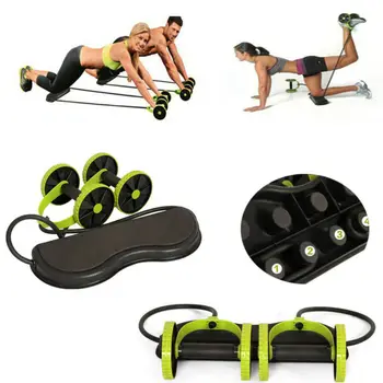 Muscle Exercise Equipment Power Roll Abdominal and Full Body Workout Double Wheel Arm Waist Leg Trainer Home Gym Fitness
Muscle Exercise Equipment Power Roll Abdominal and Full Body Workout Double Wheel Arm Waist Leg Trainer Home Gym Fitness