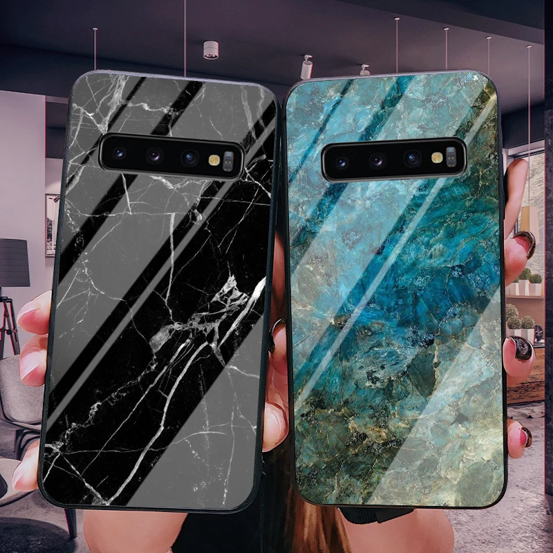 Tempered Glass Phone Case For Samsung S8 S9 S10 plus soft TPU edge Marble smooth Glass Cover for Samsung note 8 9 S10 Edge case
Tempered Glass Phone Case For Samsung S8 S9 S10 plus soft TPU edge Marble smooth Glass Cover for Samsung note 8 9 S10 Edge case