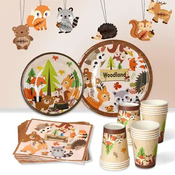 QIFU Animals Disponsable Tableware Happy Birthday Decoration Kids Forest Tableware Safari Jungle Party Supplies Baby Shower
QIFU Animals Disponsable Tableware Happy Birthday Decoration Kids Forest Tableware Safari Jungle Party Supplies Baby Shower