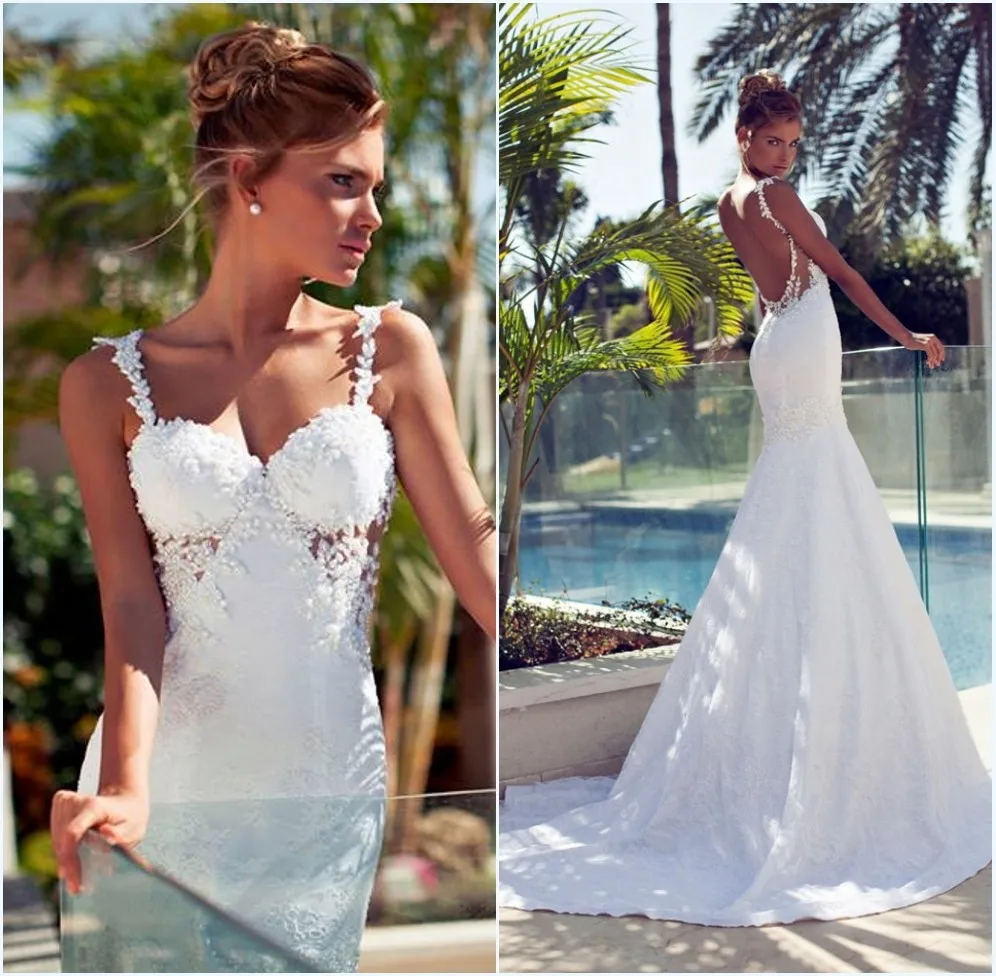 2018 Fashion Bridal Gown Spaghetti Strap Pearls Sexy Lace Backless Mermaid Vestidos De Noiva mother of the bride dresses
2018 Fashion Bridal Gown Spaghetti Strap Pearls Sexy Lace Backless Mermaid Vestidos De Noiva mother of the bride dresses