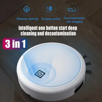 Multifunctional Smart Floor Cleaner,3-In-1 Auto Rechargeable Smart Sweeping Robot Dry Wet Sweeping Vacuum
Multifunctional Smart Floor Cleaner,3-In-1 Auto Rechargeable Smart Sweeping Robot Dry Wet Sweeping Vacuum