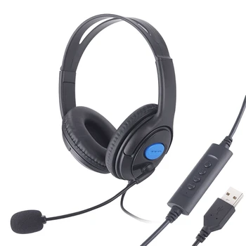 Telephone Traffic Headset USB Wired Headset Gaming Computer Learning Headphone Adjustable Microphone Volume
Telephone Traffic Headset USB Wired Headset Gaming Computer Learning Headphone Adjustable Microphone Volume