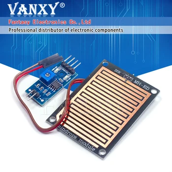 2pcs Rain Raindrops controller module detection Rainwater Foliar Sensitivity sensor Power Module new
2pcs Rain Raindrops controller module detection Rainwater Foliar Sensitivity sensor Power Module new