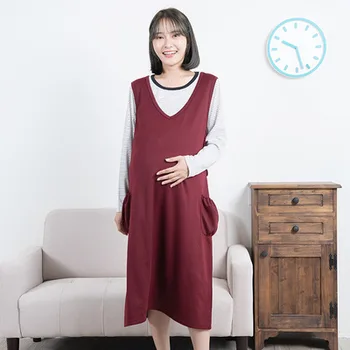 Fashion maternity dress autumn and winter new large size true two-piece maternity dress out long-sleeved breastfeeding dress
Fashion maternity dress autumn and winter new large size true two-piece maternity dress out long-sleeved breastfeeding dress