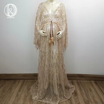 Don&Judy Golden Sequin Tassels Maternity Sequence Dress for Photo Shoot Christmas Boho Evening Gown Shooting Prom Dresses 2020
Don&Judy Golden Sequin Tassels Maternity Sequence Dress for Photo Shoot Christmas Boho Evening Gown Shooting Prom Dresses 2020