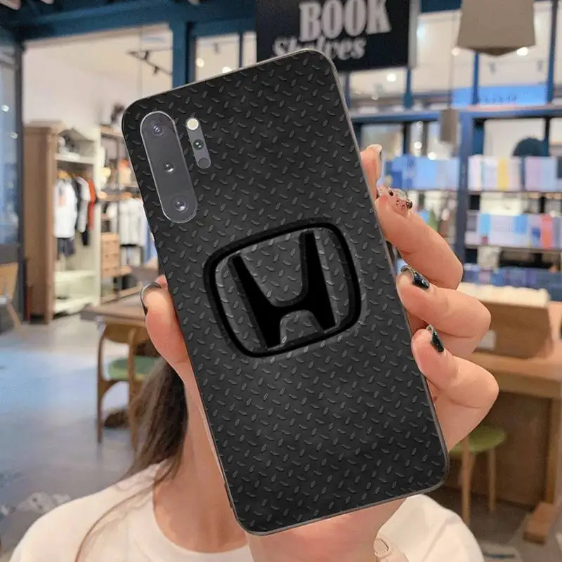 Автомобильный брендовый чехол для Honda мягкий телефона Samsung Note 7 8 9 10 Lite Plus Galaxy J7 J8 J6
