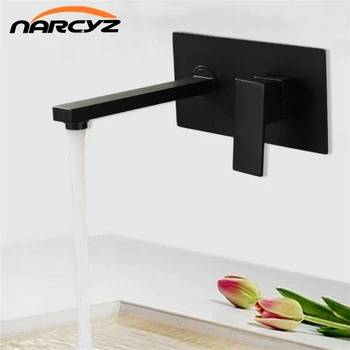 Basin Faucet Black Built-in basin faucet dark into the wall type Hot and Cold wash basin bathroom wash table faucet XR8254
Basin Faucet Black Built-in basin faucet dark into the wall type Hot and Cold wash basin bathroom wash table faucet XR8254