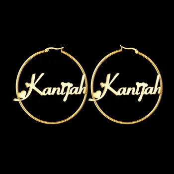 TE-11 Personalized Name Stainless Steel Letter Earrings For Women 3 Color Custom Name Cricle Earrings Weddings Party Jewelry
TE-11 Personalized Name Stainless Steel Letter Earrings For Women 3 Color Custom Name Cricle Earrings Weddings Party Jewelry