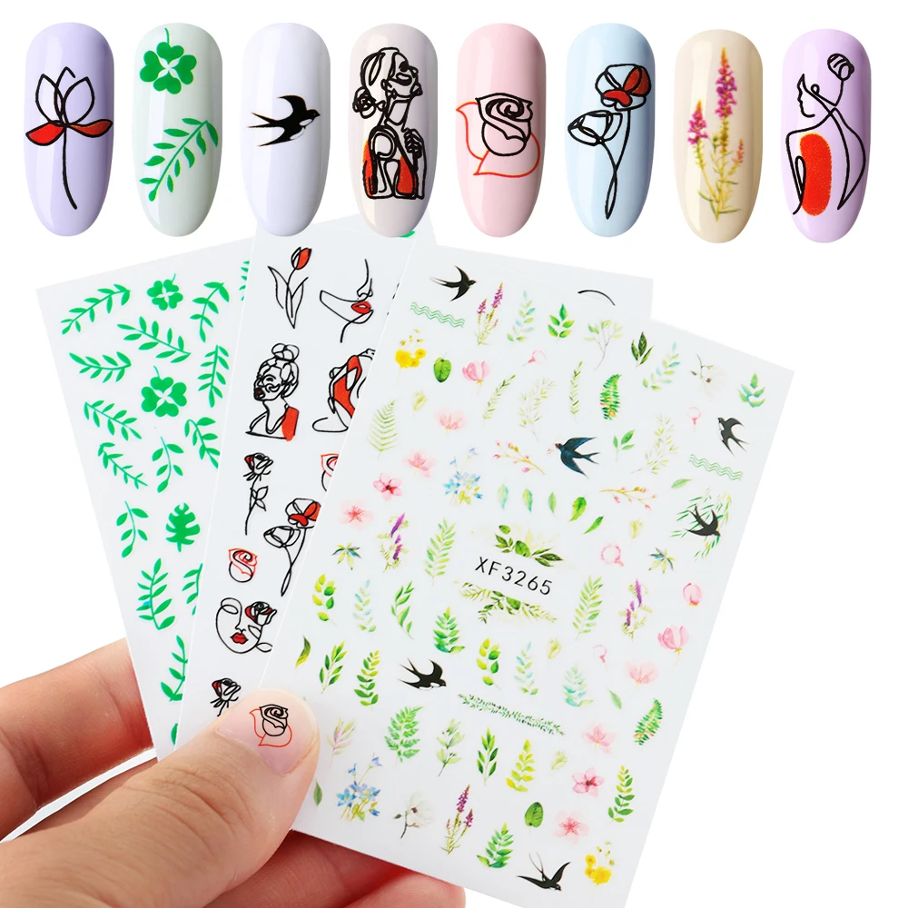 1 Sheet Mix Patterns Leaf 3D Nail Sticker Nail Art Flower Leaf Transfer Stickers Paper Nail Decorations DIY Designs Accessories
1 Sheet Mix Patterns Leaf 3D Nail Sticker Nail Art Flower Leaf Transfer Stickers Paper Nail Decorations DIY Designs Accessories