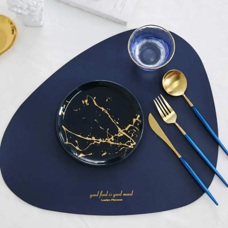 Nordic Tableware Pad Placemat PU Leather Table Mat Heat Insulation Non-Slip Simple Placemats Disc Khaki Bowl Coaster Kitch
Nordic Tableware Pad Placemat PU Leather Table Mat Heat Insulation Non-Slip Simple Placemats Disc Khaki Bowl Coaster Kitch