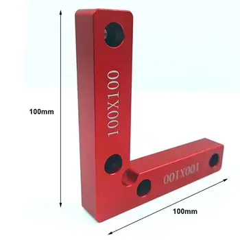 L Shaped 90 Degree Right Angle Woodworking Fixture Corner Clamp Ruler Calibration Accuracy Wood Metal Welding Fixing Tool
L Shaped 90 Degree Right Angle Woodworking Fixture Corner Clamp Ruler Calibration Accuracy Wood Metal Welding Fixing Tool