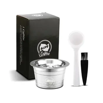 Refillable Coffee Filters For Caffitaly Tchibo Cafissimo Classic K-fee Stainless Steel Reusable Coffee Capsule & Tamper
Refillable Coffee Filters For Caffitaly Tchibo Cafissimo Classic K-fee Stainless Steel Reusable Coffee Capsule & Tamper