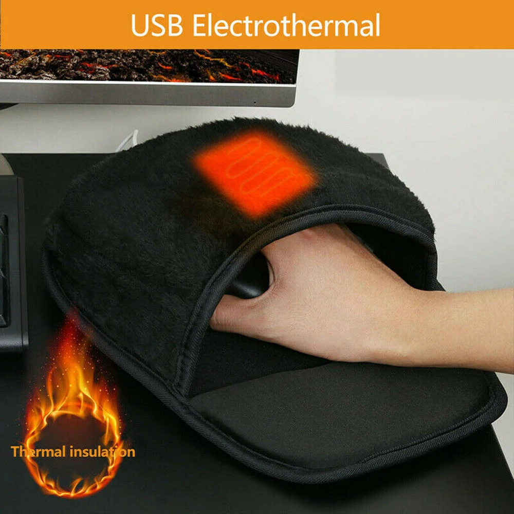 Pohiks USB Heated Mouse Pad Mat Hand Warmer with Wristguard Warm Winter USB Heated Mouse Pad Mousepad Mat For PC laptop
Pohiks USB Heated Mouse Pad Mat Hand Warmer with Wristguard Warm Winter USB Heated Mouse Pad Mousepad Mat For PC laptop