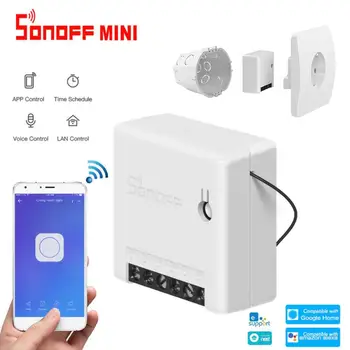 SONOFF Mini DIY Two Way Smart Home Automation Voice Remote Control Wifi Switch Relay Module Work With Alexa Google Home
SONOFF Mini DIY Two Way Smart Home Automation Voice Remote Control Wifi Switch Relay Module Work With Alexa Google Home