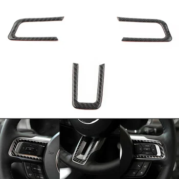 3PCS Car Interior Steering Wheel Cover Trim for Ford Mustang 2015 2016 2017 2018 2019 ABS Plastic Carbon Fiber Styling
3PCS Car Interior Steering Wheel Cover Trim for Ford Mustang 2015 2016 2017 2018 2019 ABS Plastic Carbon Fiber Styling