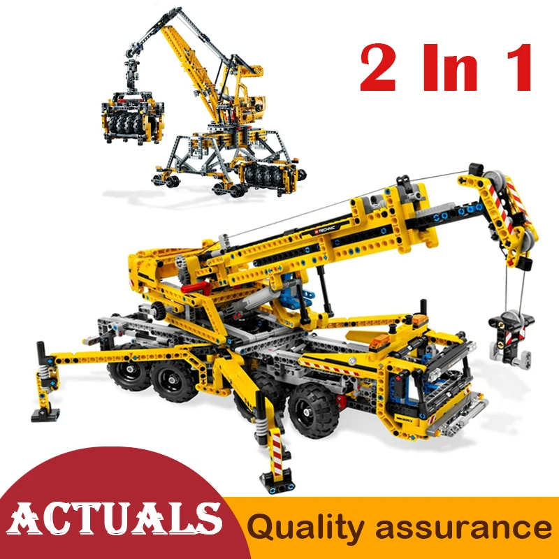 2 In 1 Technic 20040 Mobile Crane Harbor Crane Building Blocks Model Bricks Assembled Toys Compatible legoed 8053
2 In 1 Technic 20040 Mobile Crane Harbor Crane Building Blocks Model Bricks Assembled Toys Compatible legoed 8053