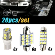 20pcs/lot 6000K White Combo LED Car Auto Interior Inside Light Dome Map Door License Plate Lights
20pcs/lot 6000K White Combo LED Car Auto Interior Inside Light Dome Map Door License Plate Lights