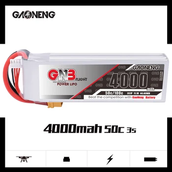 Gaoneng GNB 4000mAh 3S 50C/100C 11.1V Lipo Battery XT60 XT90 T Plug For RC Quadcopter Airplane Helicopter Car
Gaoneng GNB 4000mAh 3S 50C/100C 11.1V Lipo Battery XT60 XT90 T Plug For RC Quadcopter Airplane Helicopter Car