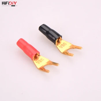 HIFIDIY LIVE 2PCS/Set Y Pure Copper Gold Plated U Banana Plug Connector For Audio Video Speaker Adapter Terminal Connectors Kit
HIFIDIY LIVE 2PCS/Set Y Pure Copper Gold Plated U Banana Plug Connector For Audio Video Speaker Adapter Terminal Connectors Kit