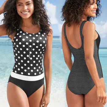 Plus Size Swimwear Women One Piece Swimsuit Female Dot Swimming Wear Large Size Bathing Suit Backless Beachwear Size XL Swimming
Plus Size Swimwear Women One Piece Swimsuit Female Dot Swimming Wear Large Size Bathing Suit Backless Beachwear Size XL Swimming