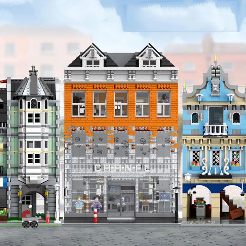MOC City Streetview Series The brickstive Bike Shop Street Shoes Cafe Model Building Blocks Bricks Kid Toys Gifts Christmas gift
MOC City Streetview Series The brickstive Bike Shop Street Shoes Cafe Model Building Blocks Bricks Kid Toys Gifts Christmas gift
