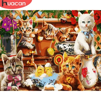HUACAN Coloring By Number Animals DIY Pictures By Number Cat Kits Home Decor Drawing On Canvas HandPainted Wall Art Gift
HUACAN Coloring By Number Animals DIY Pictures By Number Cat Kits Home Decor Drawing On Canvas HandPainted Wall Art Gift
