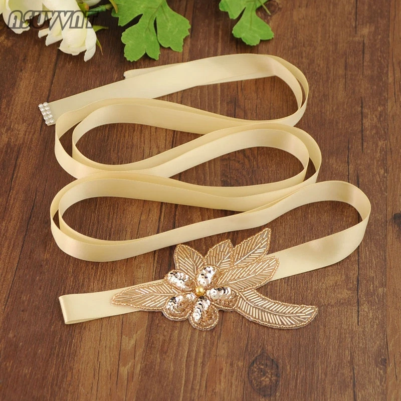 Fashion Wedding Belt For Bride Handmade Luxury Golden Flower Applique Decoration Dress Waist Seal For Lady Party Dress
Fashion Wedding Belt For Bride Handmade Luxury Golden Flower Applique Decoration Dress Waist Seal For Lady Party Dress