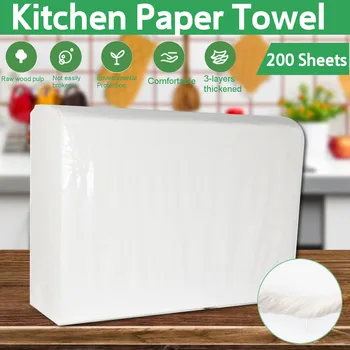 3Ply 200 Sheets Paper Towel Smooth Soft Draw Wood Pulp Paper Absorbent Hand For Kitchen Accessories Natural Without Fragrance
3Ply 200 Sheets Paper Towel Smooth Soft Draw Wood Pulp Paper Absorbent Hand For Kitchen Accessories Natural Without Fragrance