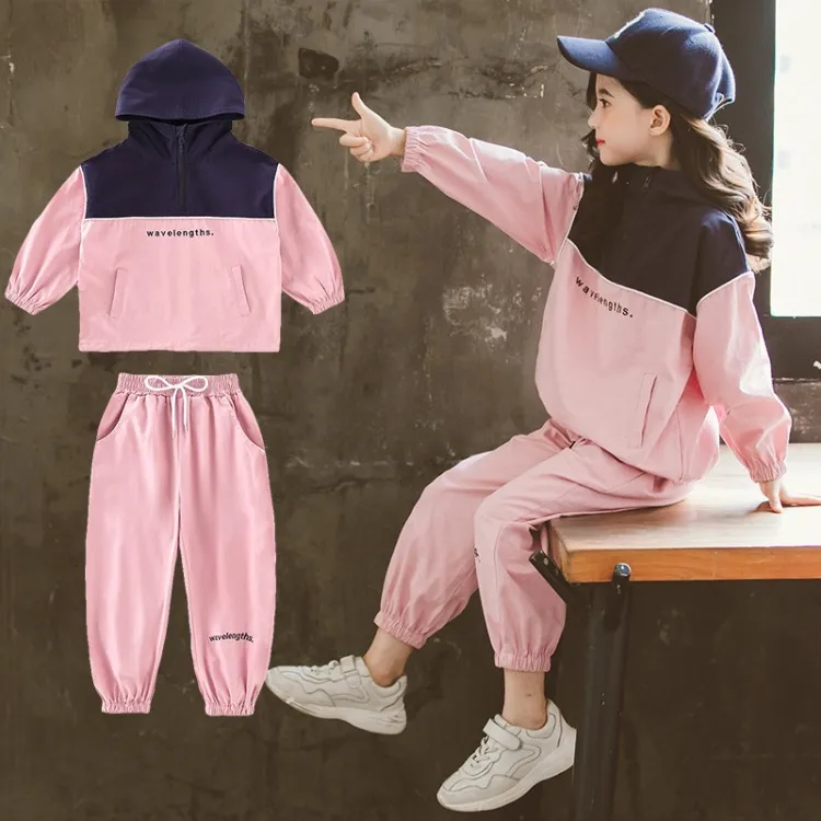 Mixed Colors Neckline Zipper Set Leisure Suit Korean-style Fashion & Sports Set Girls 2019 New Style Autumn Clothing Set
Mixed Colors Neckline Zipper Set Leisure Suit Korean-style Fashion & Sports Set Girls 2019 New Style Autumn Clothing Set