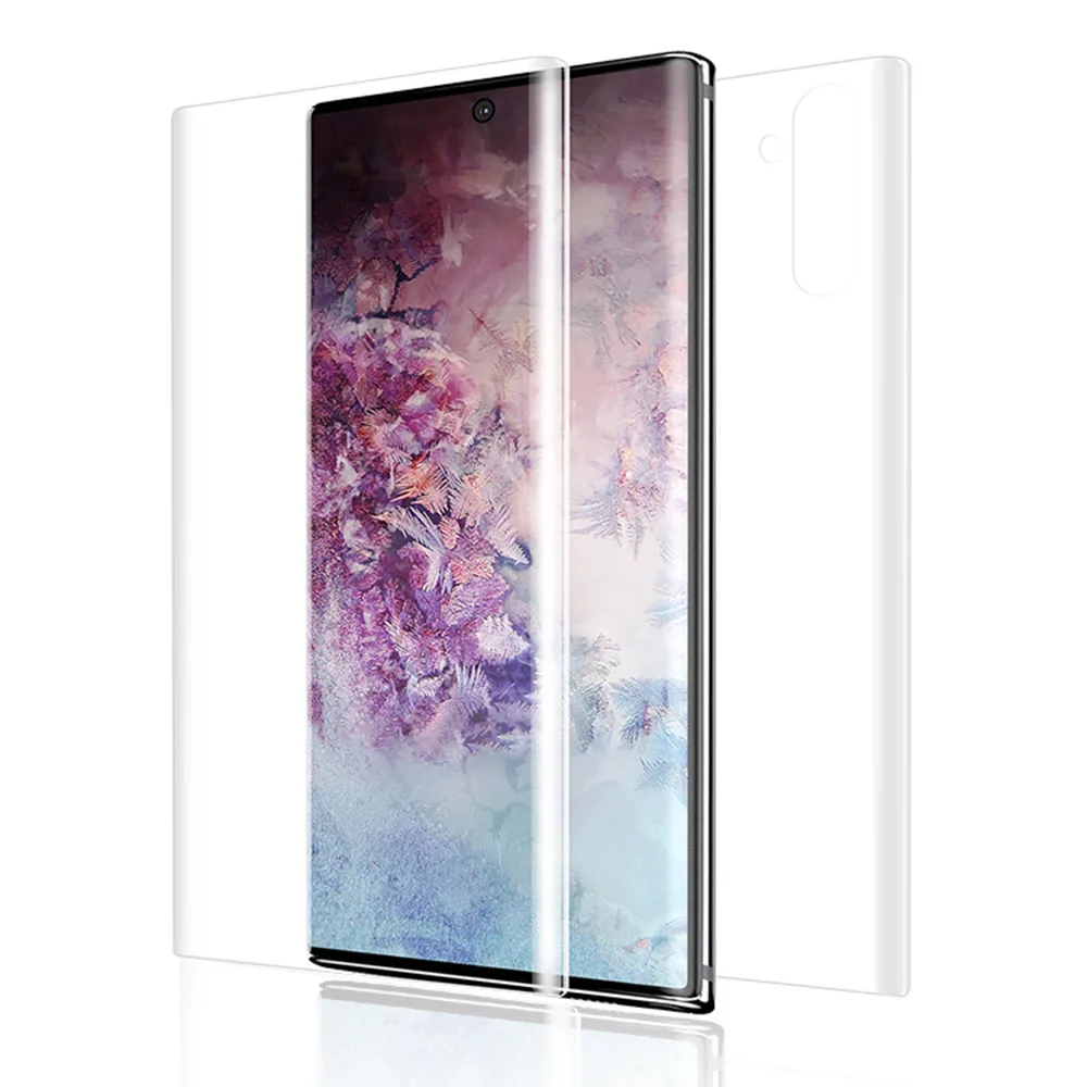 HD Transparent Full Cover Hydrogel Film Soft Screen Protector Film For Samsung Galaxy Note 10 PLUS A7 A8 A8S A9 M10 M20 M40
HD Transparent Full Cover Hydrogel Film Soft Screen Protector Film For Samsung Galaxy Note 10 PLUS A7 A8 A8S A9 M10 M20 M40