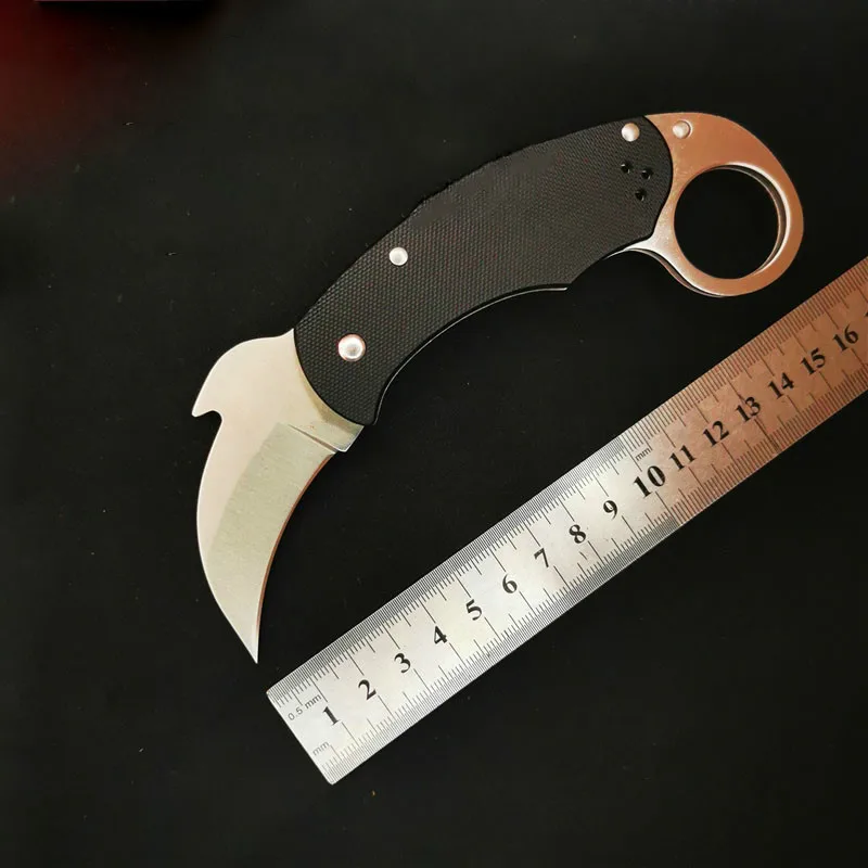 Key-Chain Pocket-Rescue-Tools C170GP 440C blade Combat-Cutter Claw G10 hand shank Outdoor survival knife free shipping
Key-Chain Pocket-Rescue-Tools C170GP 440C blade Combat-Cutter Claw G10 hand shank Outdoor survival knife free shipping