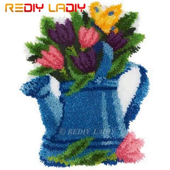 Latch Hook Kits Make Your Own Rug Flowers Vase Tapestry Crocheting Cushion Mat DIY Carpet Rug Pre-Printed Canvas Hobby & Crafts
Latch Hook Kits Make Your Own Rug Flowers Vase Tapestry Crocheting Cushion Mat DIY Carpet Rug Pre-Printed Canvas Hobby & Crafts