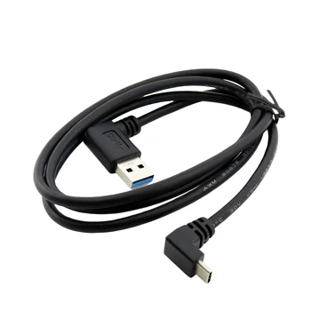 1x USB 3.0 A Male Left Angle to USB 3.1 Type C Male UP angled Fast Data Sync Connector Cable 3FT/1M
1x USB 3.0 A Male Left Angle to USB 3.1 Type C Male UP angled Fast Data Sync Connector Cable 3FT/1M