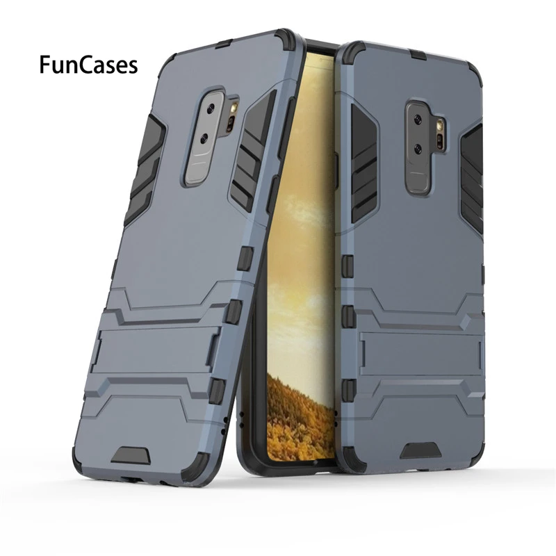 PC противоударный защитный чехол для Samsung Galaxy S6 S7 S8 S9 edge Plus Чехол ударопрочный