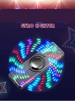 Colorful lights Cigarette lighter Fingertip gyro Rechargeable lighter Cigarette lighter lighter Cigarettes usb lighter cakmak
Colorful lights Cigarette lighter Fingertip gyro Rechargeable lighter Cigarette lighter lighter Cigarettes usb lighter cakmak