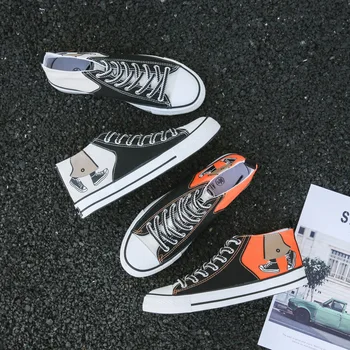 Couple senakers shoes casual sport shoes Men's Fashion Canvas Trend Casual Shoes Lace-Up Casual Sneakers Unisex Shoes Size 35-44
Couple senakers shoes casual sport shoes Men's Fashion Canvas Trend Casual Shoes Lace-Up Casual Sneakers Unisex Shoes Size 35-44